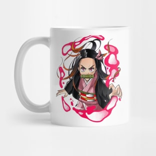 Nezuko on fire Mug